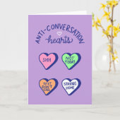 Antikonversation HerzValentinstag Karte (Gelbe Blume)