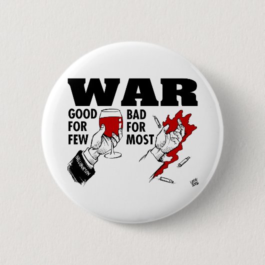 Antikrieg Button (Vorderseite)