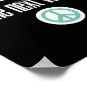 Antikriegsdesign Ich bin bereits gegen den nächste Poster (Ecke)