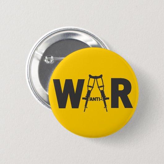 Antikriegsknopf Button (Vorne & Hinten)