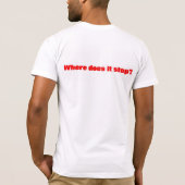 Antikriegsperson der tötung eine ist es Mord T-Shirt (Rückseite)