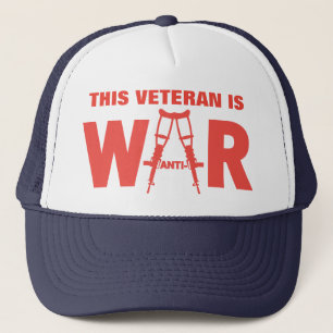 Antikriegsveteranen-Hut Truckerkappe