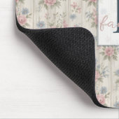 AntikRustikal Abgenutzt Romantischer Blumenstil au Mousepad (Ecke)