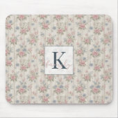 AntikRustikal Abgenutzt Romantischer Blumenstil au Mousepad (Vorne)