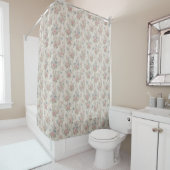 AntikRustikal Verspielter Shabby Chic Stil Blumen Duschvorhang (Beispiel)