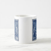 Antikstil Blau + Weiß Delfter Kaffeestube Kaffeetasse (Mittel)