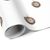Antikuhr Geschenkpapier (Rolleneckpunkt)