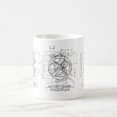 Antikythera-Mechanismus Zeichnend Kaffee-Tasse Kaffeetasse (Mittel)