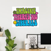 Antiliberale Poster (Heimbüro)