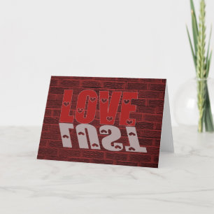 AntiLiebe-oder -lust-Karte des valentines Tages Feiertagskarte