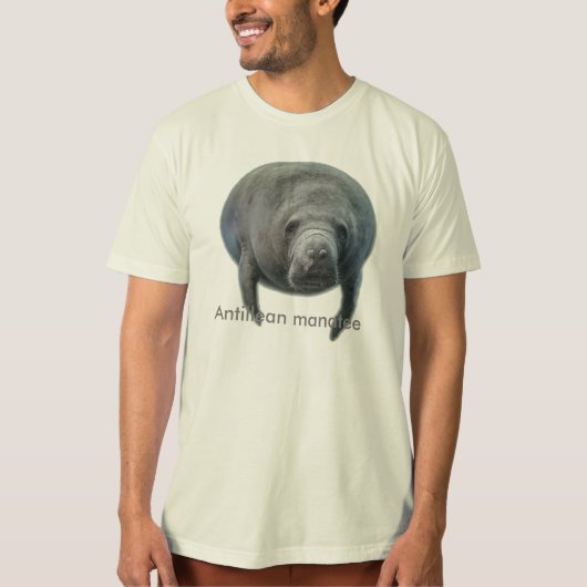 Antillean Manatee (Westindisches Manatee) T-Shirt (Vorderseite)
