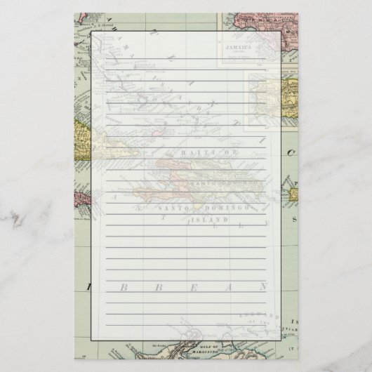 Antillen 11 briefpapier (Vorderseite)