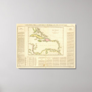 Antillen 14 leinwanddruck