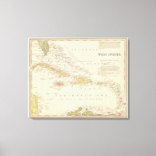 Antillen 17 leinwanddruck