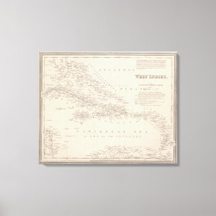 Antillen 9 leinwanddruck