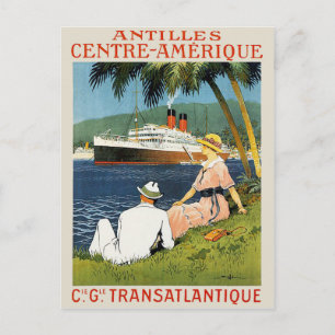 Antillen Mitte-Amerika Postkarte