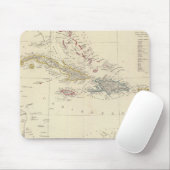 Antillen oder WestIndien-Inseln Mousepad (Mit Mouse)