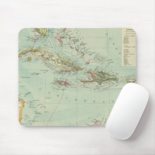Antillen oder Westindien Mousepad (Mit Mouse)