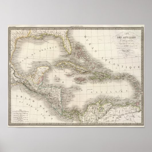 Antillen - Westindien Poster (Vorne)