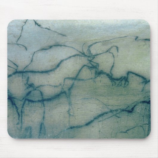 Antilope und Bison, Perigordian (Höhlenmalerei) Mousepad (Vorne)