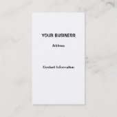 Antilopen-Buch-Kennzeichen kundengerecht Visitenkarte (Rückseite)