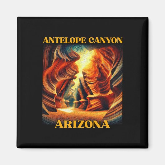 Antilopen-Canyon Arizona Wandern Camping Magnet (Vorne)
