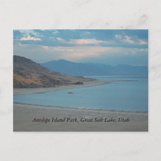 Antilopen-Insel-Park, Great Salt Lake… Postkarte (Vorderseite)