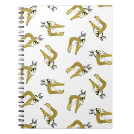 Antilopen-Wurf-Notizbuch Notizblock