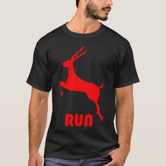 Antilopenrot T-Shirt (Vorderseite)