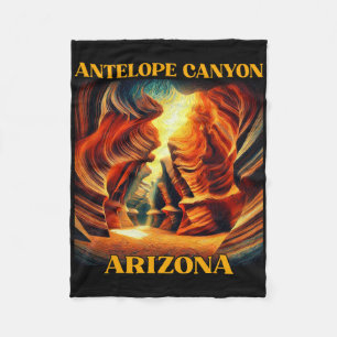 Antilopenschlucht Arizona Wandern Camping Fleecedecke