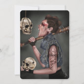 Antimainstream Weihnachtskarte - Digital Art Punk Feiertagskarte (Vorderseite)