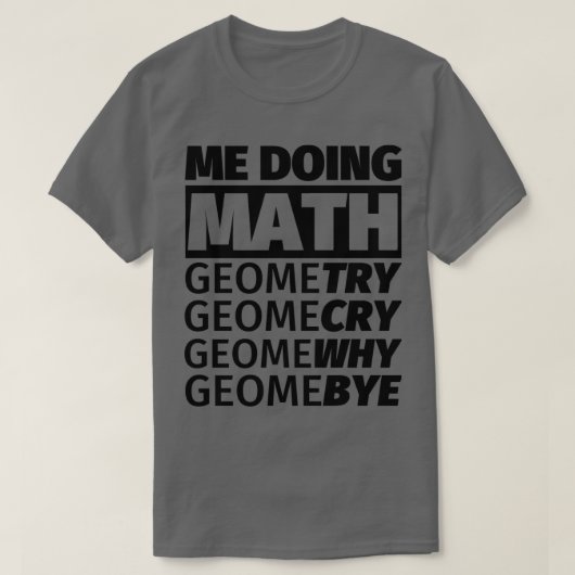 AntiMath I Hate Mathematik School Noob T-Shirt (Design vorne)