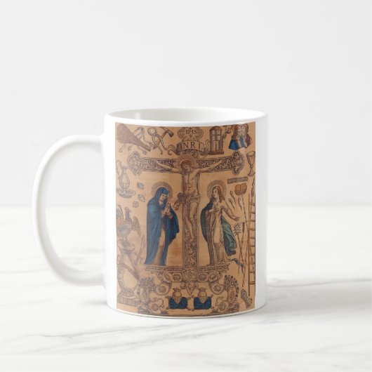 Antimins Eucharist-Symbol Kaffeetasse (Links)