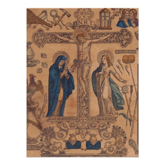 Antimins Eucharist-Symbol Poster (Vorderseite)