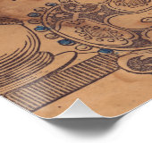 Antimins Eucharist-Symbol Poster (Ecke)