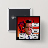 AntiMitt Romney Button (Vorne & Hinten)