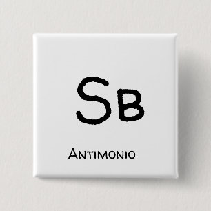 Antimon - Sb Button