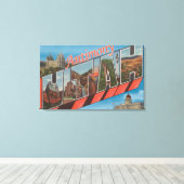 Antimon, Utah - Große Briefmarkenszenen Leinwanddruck (Insitu (Holzboden))