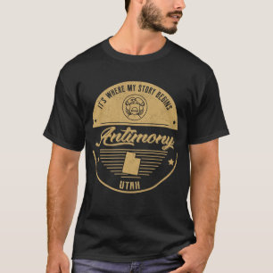 Antimony Utah Meine Geschichte beginnt T-Shirt