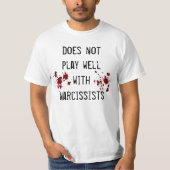 Antinarcissismgefühl mit Blut-Spritzern T-Shirt (Vorderseite)
