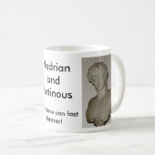 Antinous, Hadrian, HadrianandAntinous, wahres lov… Kaffeetasse (VorderseiteRechts)