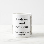 Antinous, Hadrian, HadrianandAntinous, wahres lov… Kaffeetasse (Mittel)