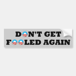 AntiObama 2012 Autoaufkleber
