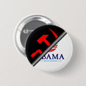 AntiObama - Antisozialist Button (Vorne & Hinten)
