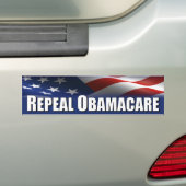 AntiObama - Aufhebung OBAMACARE Autoaufkleber (Auf Auto)
