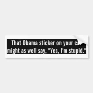 AntiObama Autoaufkleber