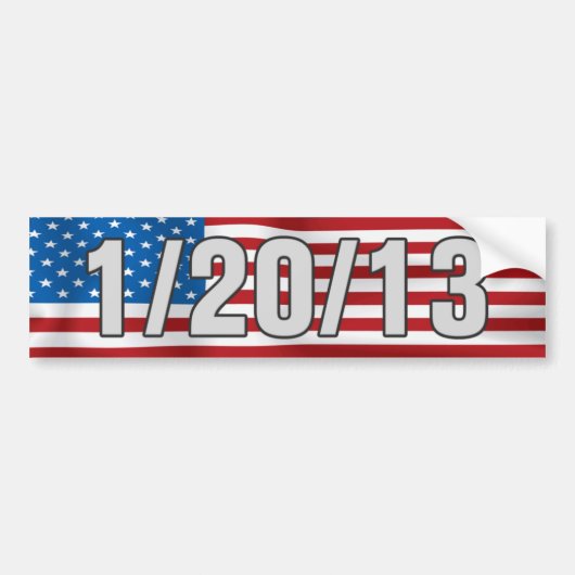 AntiObama Autoaufkleber 2013 (Vorne)