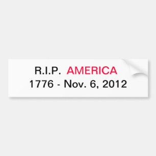 Antiobama-Autoaufkleber Amerika-Amerikaner-Politik Autoaufkleber