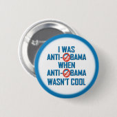 AntiObama Button (Vorne & Hinten)