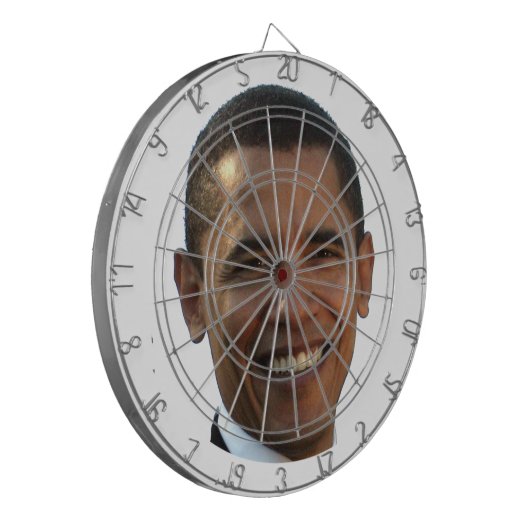 Antiobama Dartscheibe (Vorderseite Links)